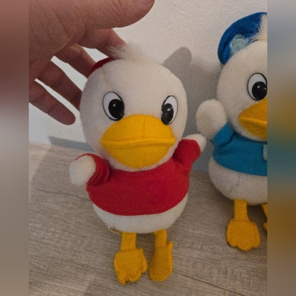 Vintage Disney Duck Tales Dewey Louie Plush Stuffed Animal Collectible Toys TOMY - Picture 4 of 11